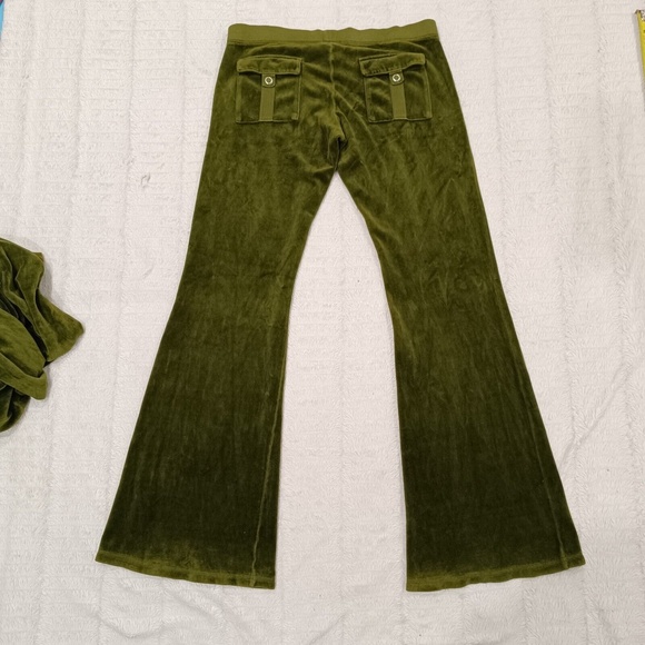 Vintage Juicy Couture Tracksuit Matching Set XL Medium Jacket Pants Pockets Y2k - Picture 2 of 16